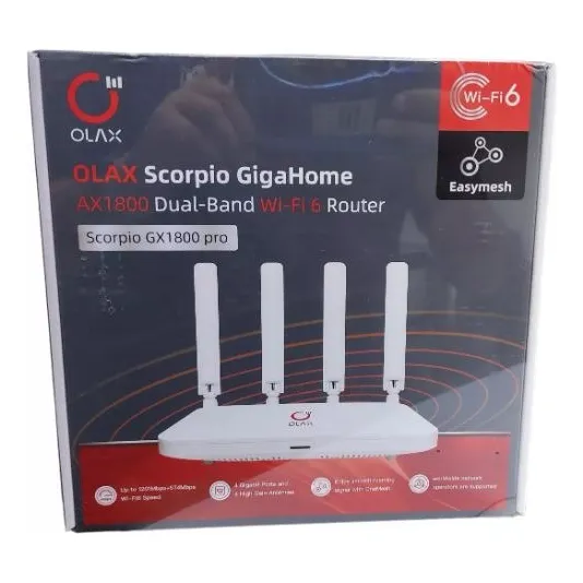 Router Olax Scorpio Ax 1800 Doble Banda Wifi 6