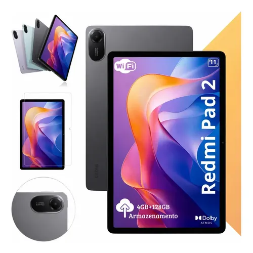 Tablet Xiaomi Redmi Pad 2 11'' 256gb 8gb Ram Wi-fi Cor Cinza