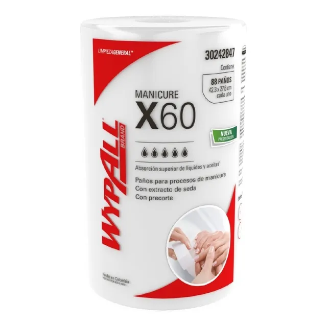 Wypall Paños Peluqueria Rollo Regular Extra-seda Manicure