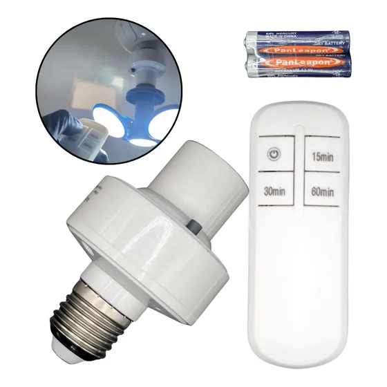 Socket Inteligente Con Control Remoto Para Foco E27 Normal