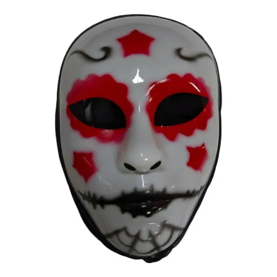 Mascara Careta Calaca Capuch Plastico Duro Disfraz Halloween