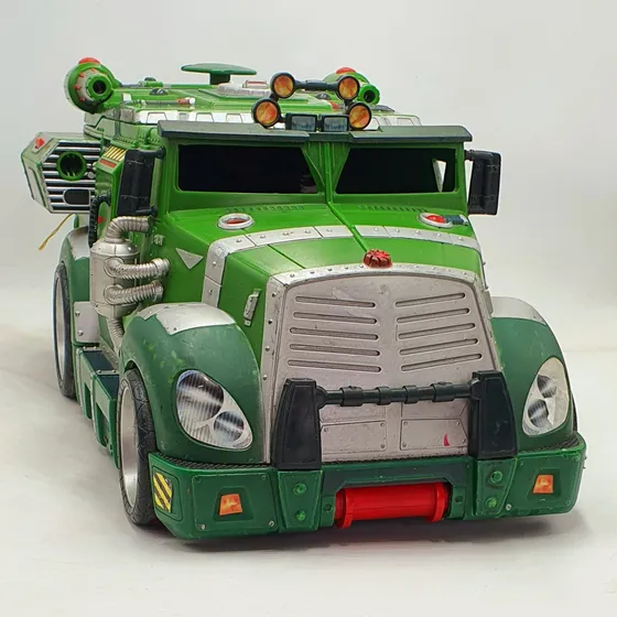 Tortugas Ninja Camión Ataque Blindado Battleshell 2002 Usad Tortugas Ninja Verde