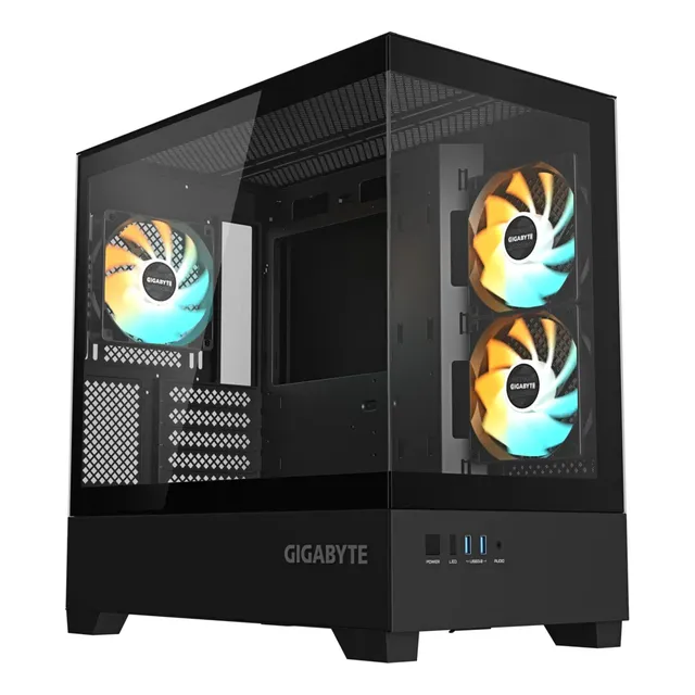GABINETE GAMER GIGABYTE AORUS C201 PANORAMIC GB-C201P M-ATX