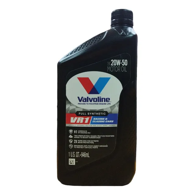 Aceite Sintetico 20w50 Valvoline Vr1 Tienda Las Mercedes