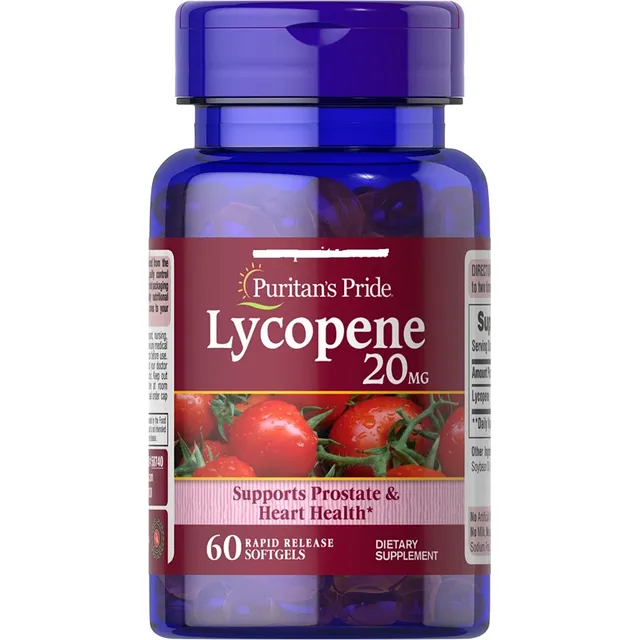 Lycopene 20mg Caps Gel Promueve Bienestar Prostata Y Heart