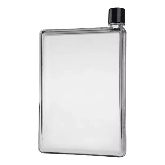 Botella De Agua Plana A5 Resistente A Fugas De 750ml