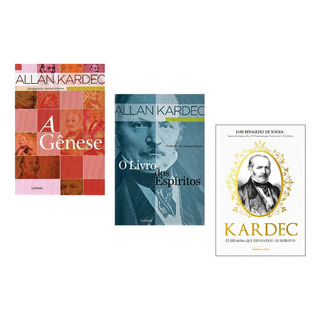 Kit 3 Livros Allan Kardec - A Gênese + O Livro Dos Espíritos + Kardec * Kit 3 Livros Allan Kardec - A Gênese + O Livro Dos Espíritos + Kardec *