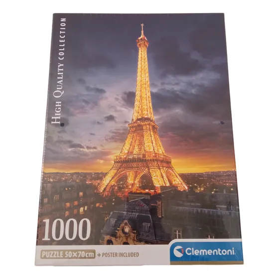 Rompecabezas Puzzle 1000 Piezas Torre Eiffel Clementoni