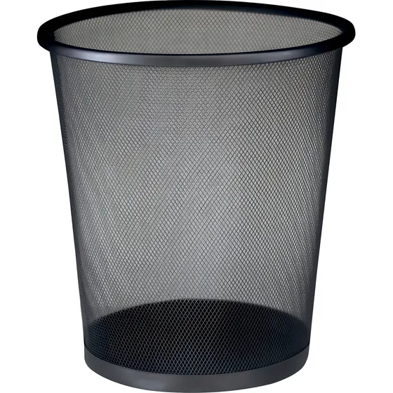 Cesto De Basura Acero Basket 16 Litros Negro Mor