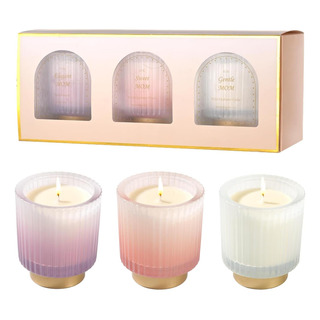 Dn Dn Deconación Candilla De Soya Perfumada Para Mamá, 3 Vel Dn Dn Deconación Candilla De Soya Perfumada Para Mamá, 3 Vel