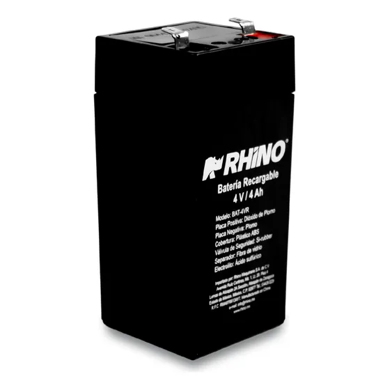 Bateria Recargable 4 Volts Bascula Rhino Vinson Advance