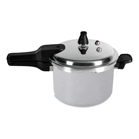 Panela De Pressão 4,2l Antiaderente De Indução Super Brinox Cor Cinza