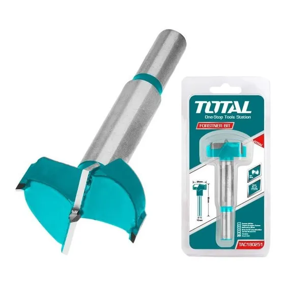 Broca O Mecha 25mm P/bisagra De Cazoleta Total Tools