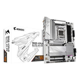 Placa-mãe Gigabyte B650 Aorus Elite Ax Ice Com Wifi 6e Atx Placa-mãe Gigabyte B650 Aorus Elite Ax Ice Com Wifi 6e Atx