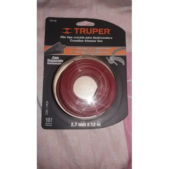 Hilo Tipo Cruceta P/desbrozadora Truper Hta-105