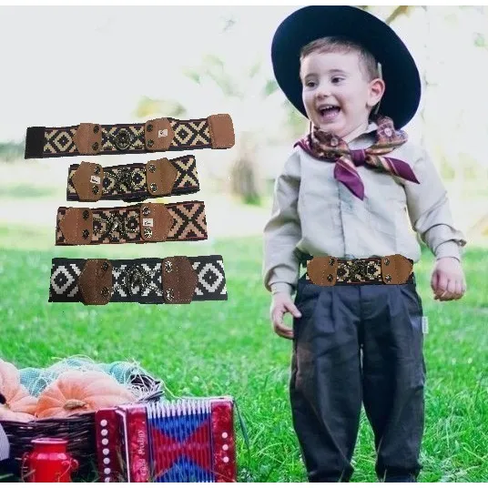 Rastra O Faja Elastizada De Niño/a Cinto Gaucho - Paisano 