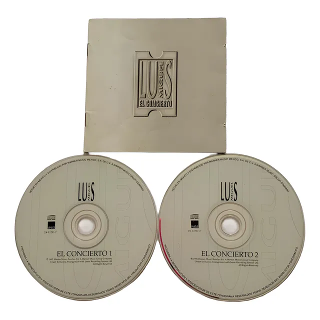 Luis Miguel El Concierto 1995 Mexico 2xcd  nacional Estándar