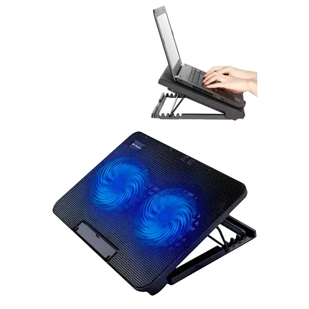 Base Notebook Eoland 17 Pulgadas Gamer Mesa Portatil Soporte Enfriador Refrigerador Ventilador Laptop Cooler Usb Regulable