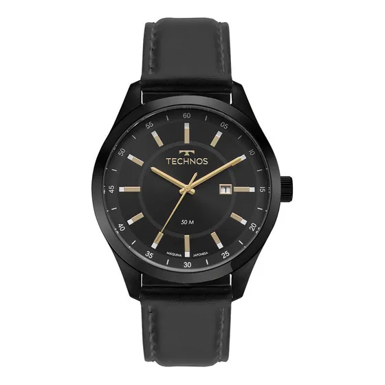 Relógio Masculino Technos Carbon  2115NAX/0P Preto
