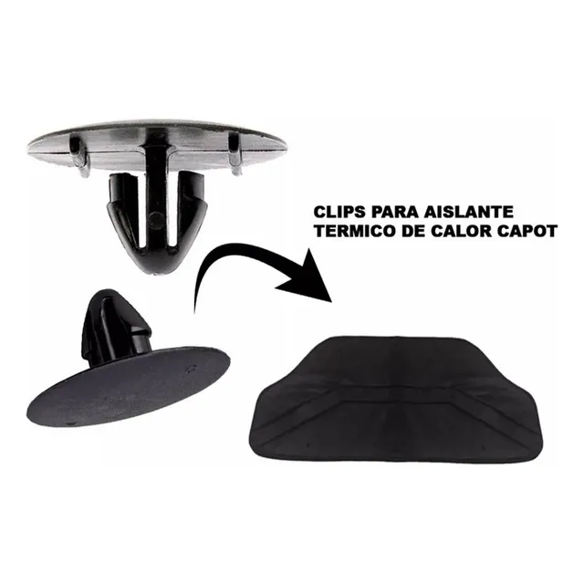 Clips Ganchos Aislante De Calor Capot