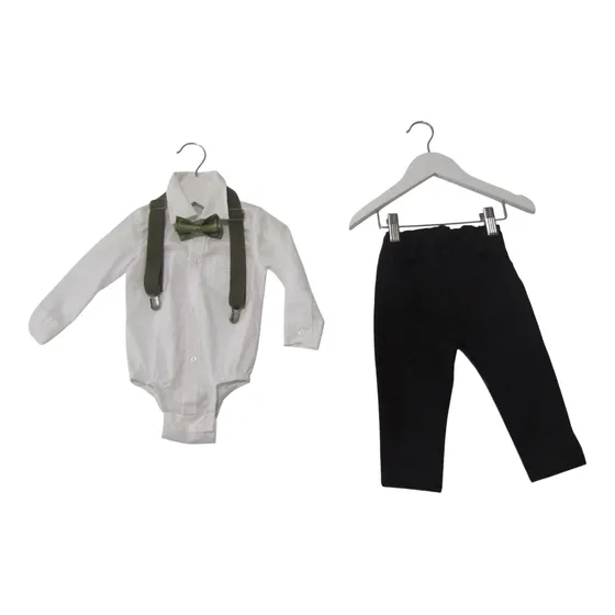 Traje Para Bebé Hasta 2/3 Años  Ideal Bautismo O Cortejo