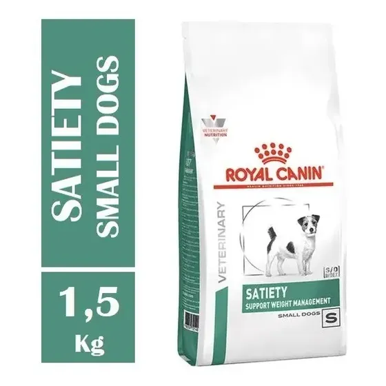 Alimento Royal Canin Veterinary Diet Canine Satiety Support para cão adulto de raza pequena de 1.5 kg