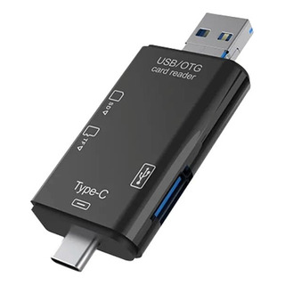 Lector De Tarjetas Otg 6 En 1 Tipo-c Micro Usb Sd Portatil Lector De Tarjetas Otg 6 En 1 Tipo-c Micro Usb Sd Portatil