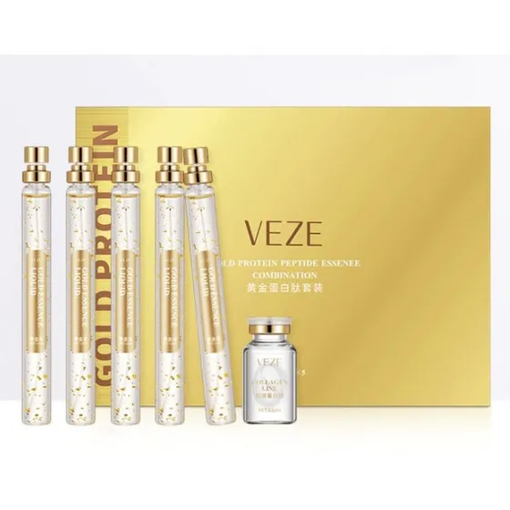 Suero Facial De Proteína De Oro Reafirmante Anti Arrugas 