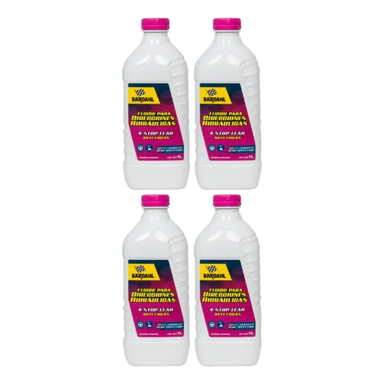 Kit Fluido De Transmisiones Hidráulicas C/stop Leak 1lt X 4u
