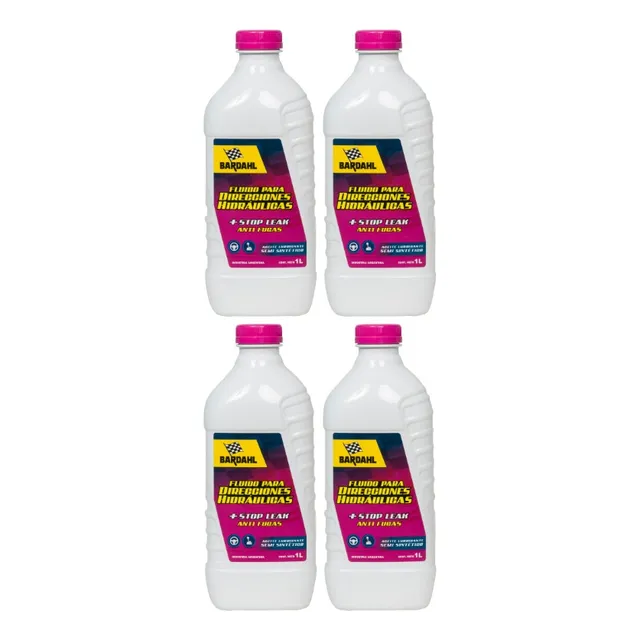 Kit Fluido De Transmisiones Hidráulicas C/stop Leak 1lt X 4u