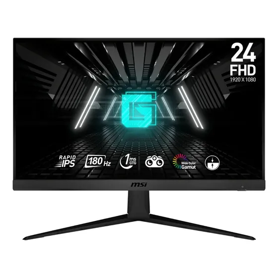 Monitor Msi 24  G2412f Fhd 180hz Ips Rgb 2xhdmi-dp Negro