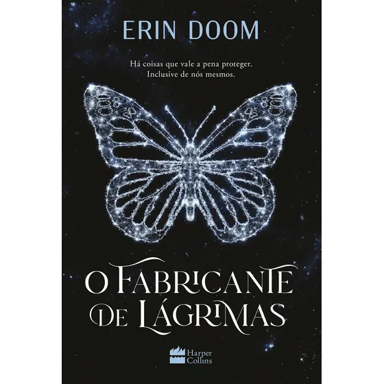 O Fabricante de Lágrimas de Erin Doom Editora HarperCollins capa mole em português