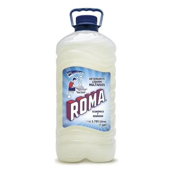 Detergente para ropa líquido botella