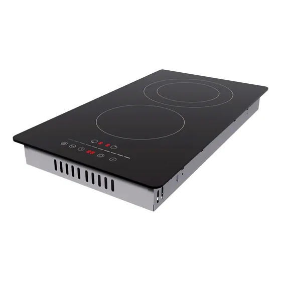 Anafe Eléctrico Cuk By Gadnic 2 Hornallas Empotrable Vitrocerámico 3200w Panel Táctil Timer