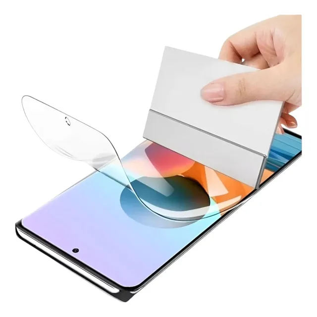 Lamina Hidrogel Premium Para iPhone Todos Los Modelos + Kit
