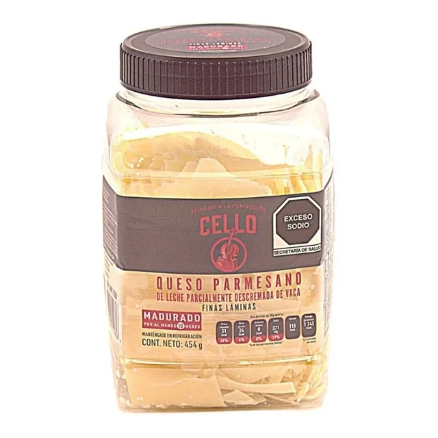 Queso Parmesano Cello Maduro En Finas Laminas Usa