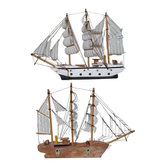 Fragata Libertad Madera Colgar Media 33x32cm A Escala Armada