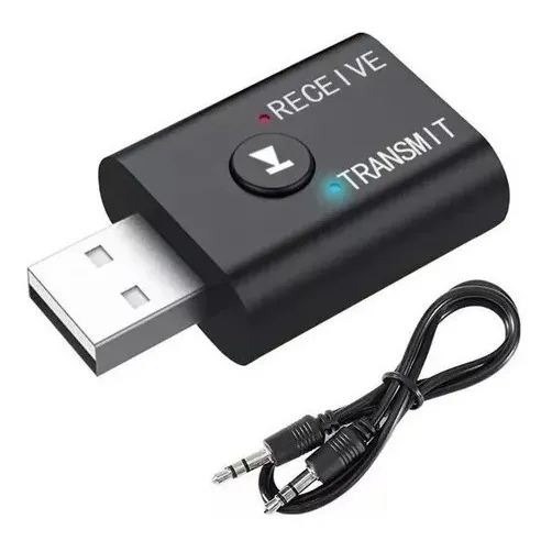 Transmisor/receptor Bluetooth Usb 2 En 1 Aux Cornetas Pc Tv