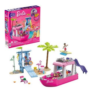 Mega Barbie Juguete Construcción Bote De Los Sueños Malibú C Mega Barbie Juguete Construcción Bote De Los Sueños Malibú C