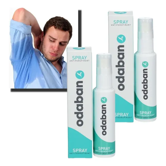 Kit 2 Uni Odaban Spray 30ml Antitranspirante Original C/ Nf
