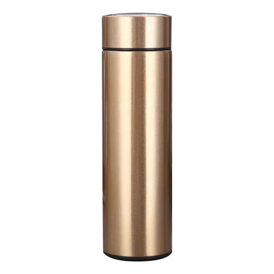 Garrafa Térmica Aço Inox Termômetro Display Digital 500ml