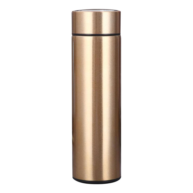 Garrafa Térmica Aço Inox Termômetro Display Digital 500ml Garrafa Térmica Aço Inox Termômetro Display Digital 500ml