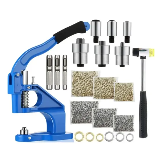 1pz Remachadora +3000pzs Ojillos Para Lona Ojillos Metalicos