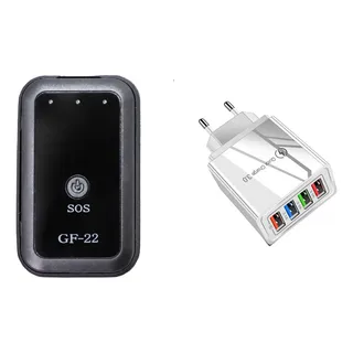 Mini Gps Rastreador Gf22 Gravador De Voz + Fonte Turbo 3.0 Mini Gps Rastreador Gf22 Gravador De Voz + Fonte Turbo 3.0