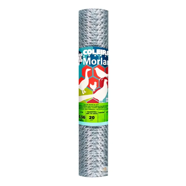 Tela Cercado Pinteiro Pintinho Galinheiro Com 1x10 Metros 