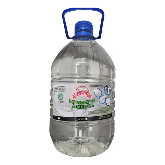 Vinagre Incoloro De Limpieza 8% Ac. 5lt. Doña Fresia