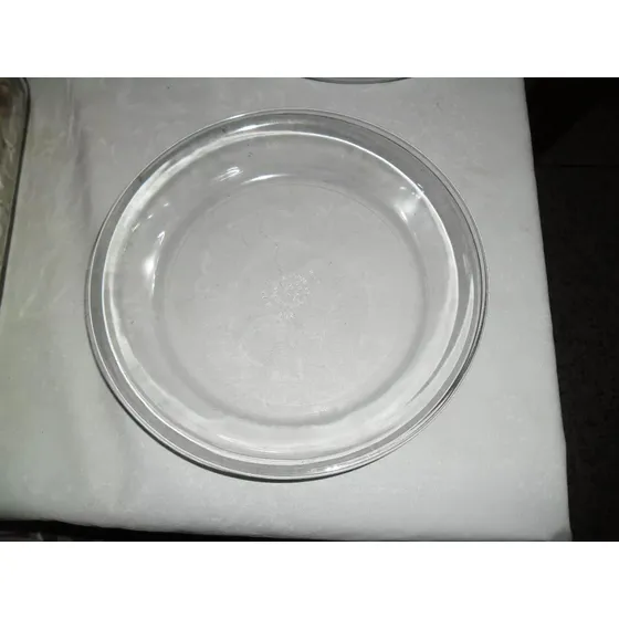 Plato Pyrex Refractario Transparente U S A  20 Cm