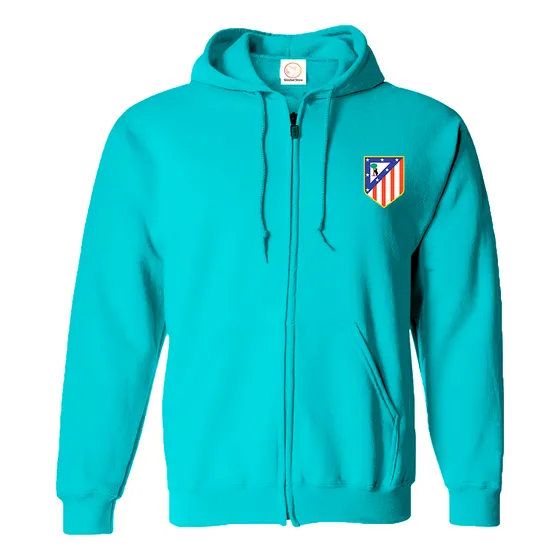 Suéter Hoodie Cierre Atletico De M Weater Buzo