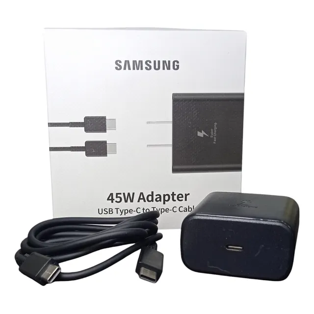 Cargador Samsung Carga Rápida 45w Tipo C/tipo C Somos Tienda