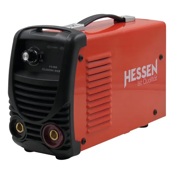 Soldadora inverter Hessen 130A color rojo/negro 220V
